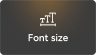 Font size
