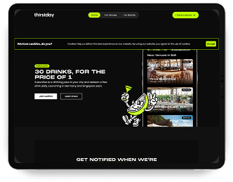 Thirstday Project Screenshot